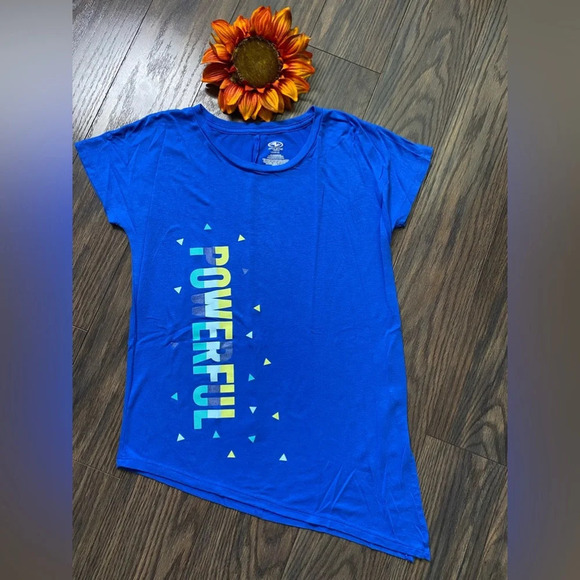 🌻5/$25🌻ATHLETIC WORKS Girls Powerful Shirt | LARGE | - Picture 3 of 5